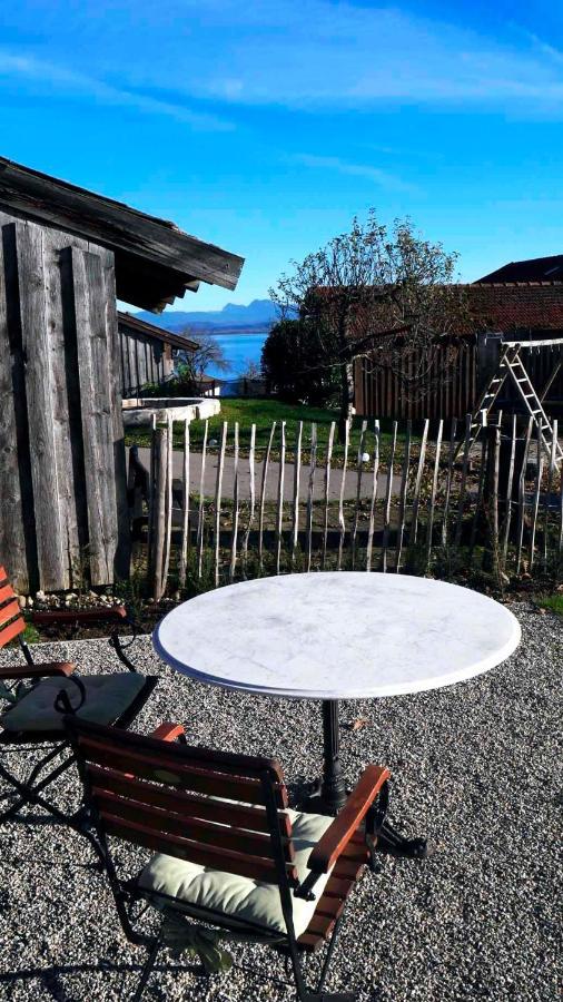 Lieblingseck Nachhaltige 5 Sterne Ferienwohnung Direkt Am Chiemsee Gstadt am Chiemsee Dış mekan fotoğraf