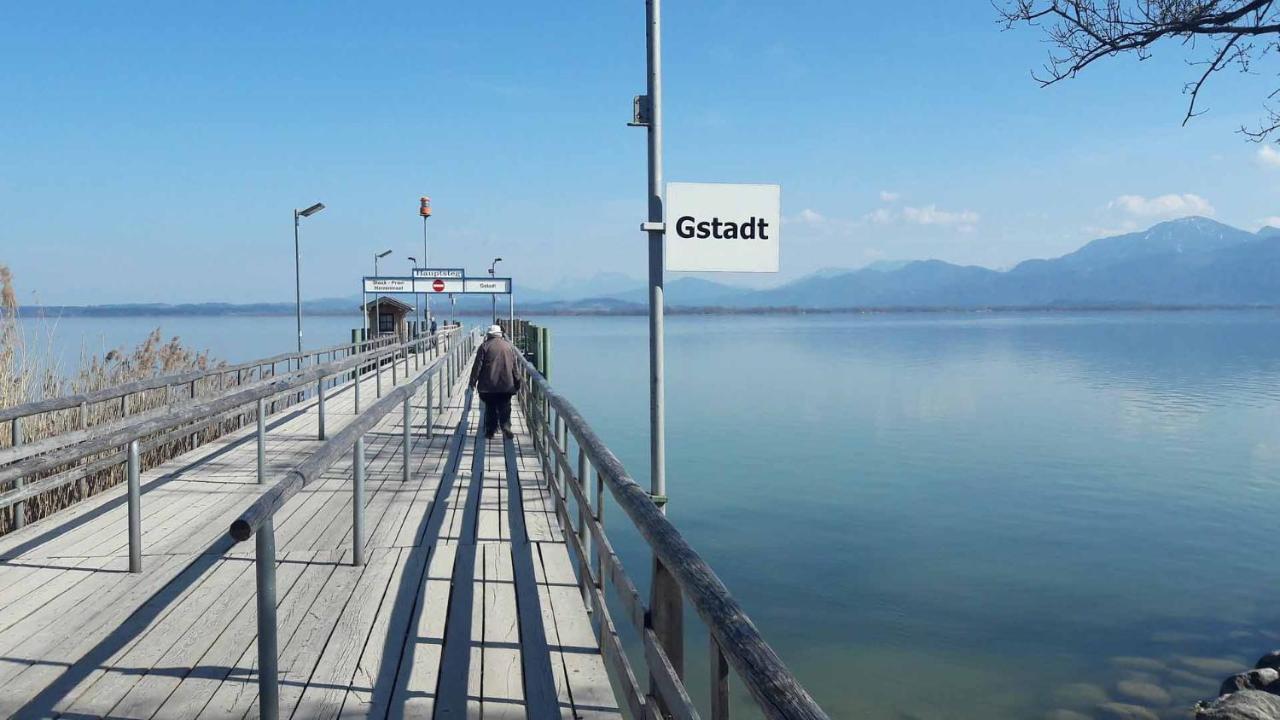 Lieblingseck Nachhaltige 5 Sterne Ferienwohnung Direkt Am Chiemsee Gstadt am Chiemsee Dış mekan fotoğraf